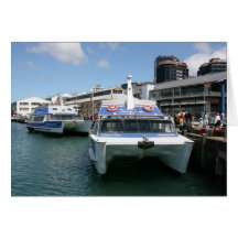 Quai de ferry, Wellington. Carte