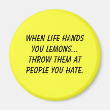 Quand citrons de handsyou de la vie… magnets pour réfrigérateur