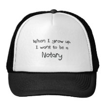 Quand je me grandis voulez être un notaire casquette de camionneur