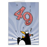 quarante-neuvième anniversaire - carte de surprise