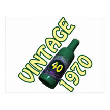 quarantième Anniversaire Cartes Postales