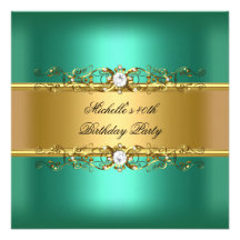 quarantième Bijou de diamant d'or vert de jade de  Bristols Personnalisés