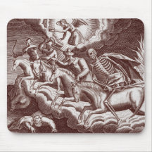 Quatre cavaliers de l'apocalypse Mousepad Tapis De Souris