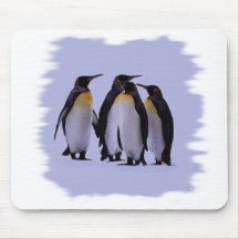 Quatre pingouins tapis de souris
