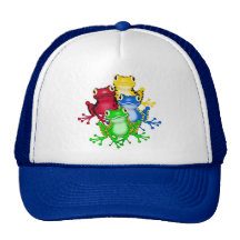 Quatre T-shirts et cadeaux de grenouilles Casquettes
