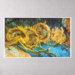 Quatre tournesols coupés par Vincent van Gogh Posters