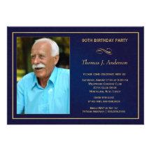 quatre-vingt-dixième Des invitations de fête d'ann