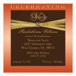 Quatre-vingt-dixième invitations élégantes de fête