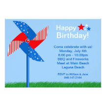 Quatrième d'invitation de fête d'anniversaire de s