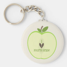 Quatrième professeur Keychain - Apple vert de caté Porte-clefs