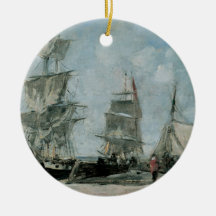 Quay chez Honfleur, 1865 Ornements De Noël