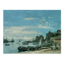 Quay chez Villefranche, 1892 Carte Postale