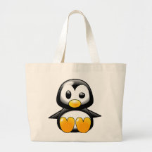 Quel pingouin sacs en toile