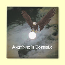 Quelque chose est aimant inspiré possible d'Eagle magnets