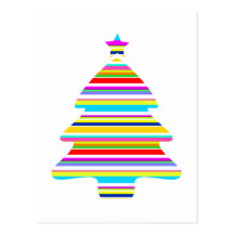 Quelque chose mais arbre de Noël gris Cartes Postales