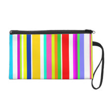 Quelque chose mais rayures colorées grises pochette avec dragonne