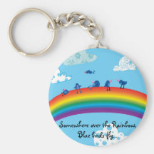 Quelque part au-dessus de l'arc-en-ciel porte-clés