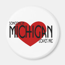 Quelqu'un au Michigan m'aime Aimant
