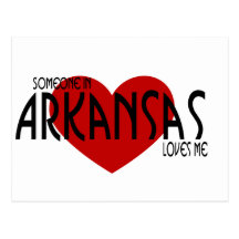 Quelqu'un dans ArkansasLoves je ! Cartes Postales