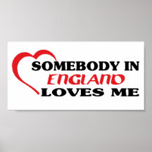Quelqu'un en Angleterre m'aime Posters