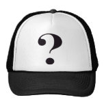 question-marque casquette de camionneur