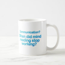 Questions de communication tasses à café