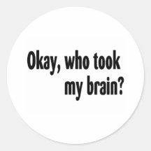 Qui a pris mon cerveau adhésif
