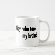 Qui a pris mon cerveau tasse
