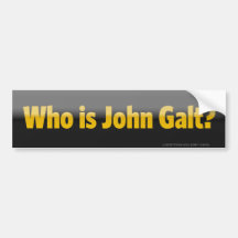 Qui est John Galt ? Adhésif pour pare-chocs Adhésif Pour Voiture