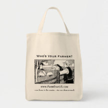 Qui est votre agriculteur ? Épicerie Fourre-tout Sac De Toile