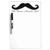 Qui veut un tour de moustache ? tableaux effaçables blancs