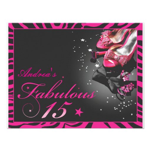 Quinceañera fabuleux ! invitations