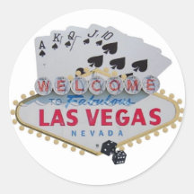 Quinte royale de Las Vegas avec l'autocollant de m
