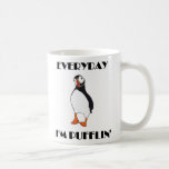 Quotidien je suis oiseau de macareux de Pufflin Tasses À Café