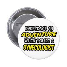 Quotidien un gynécologue d'aventure… badges avec agrafe