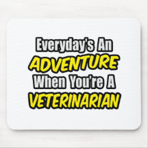 Quotidien un vétérinaire d'aventure… tapis de souris