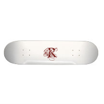 R initial plateaux de planche à roulettes