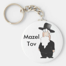 Rabbin juif drôle - bande dessinée fraîche porte-clefs