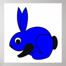Rabbini - le lapin de bébé affiches