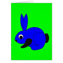 Rabbini - le lapin de bébé cartes de vœux