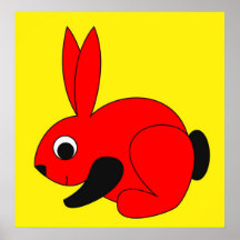Rabbini - le lapin de bébé posters