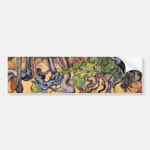 Racines d'arbre de Van Gogh et troncs (F816) Adhésif Pour Voiture