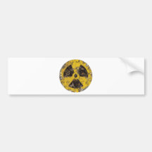 Radioactif rouillé autocollant pour voiture