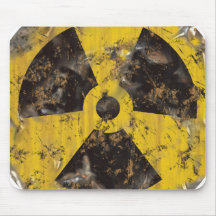 Radioactif rouillé tapis de souris