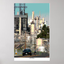 Raffinerie de pétrole affiches
