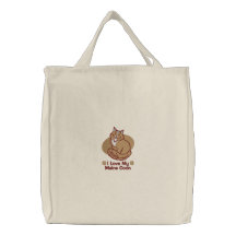 Ragondin du Maine d'amour Sacs De Toile