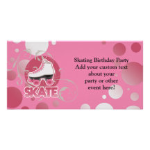 Raie de rouleau rose de remous de bulle, patinant photocartes
