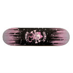 Raie Girly de crâne Planche À Roulette