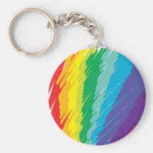 Rainbow Scribble Key Chains