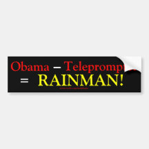 rainman obama adhésifs pour voiture